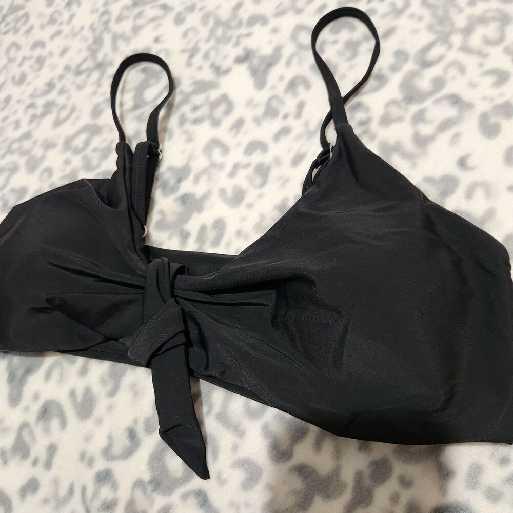 2pcs Swimsuit For Women Size Medium Black And White Bikini Top And Skort.  New - Picture 7 of 11